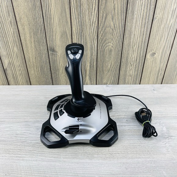 PC Gaming Joystick Logitech Extreme 3D Pro Flight Controller For Video Games USB - Picture 1 of 16